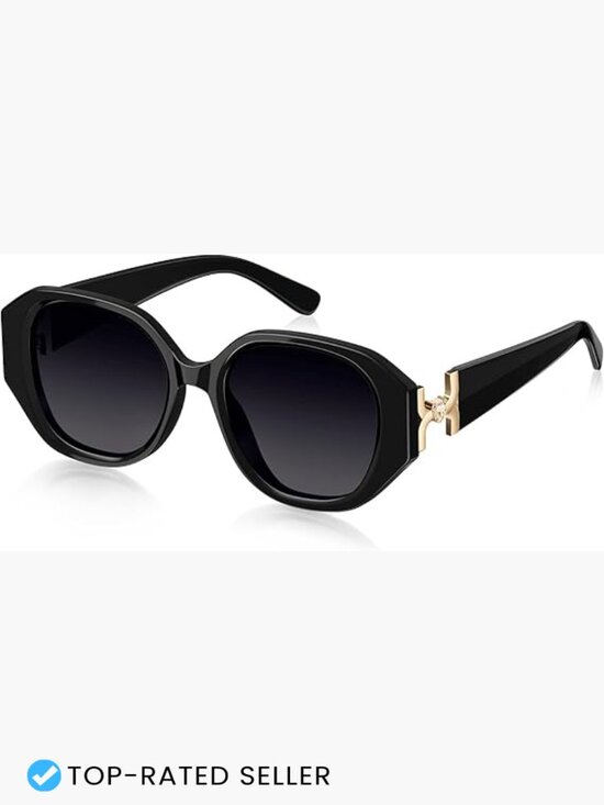 Oversized Square Sunglasses UV Protection Polarized Glasses Trendy Classic Frame